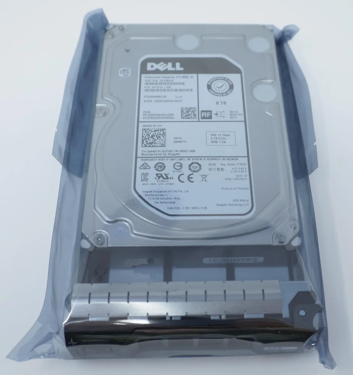 DELL DELL ST8000NM0185 8TB 7.2K RPM 12Gb/s 3.5" SAS internal hard drive — foto del producto