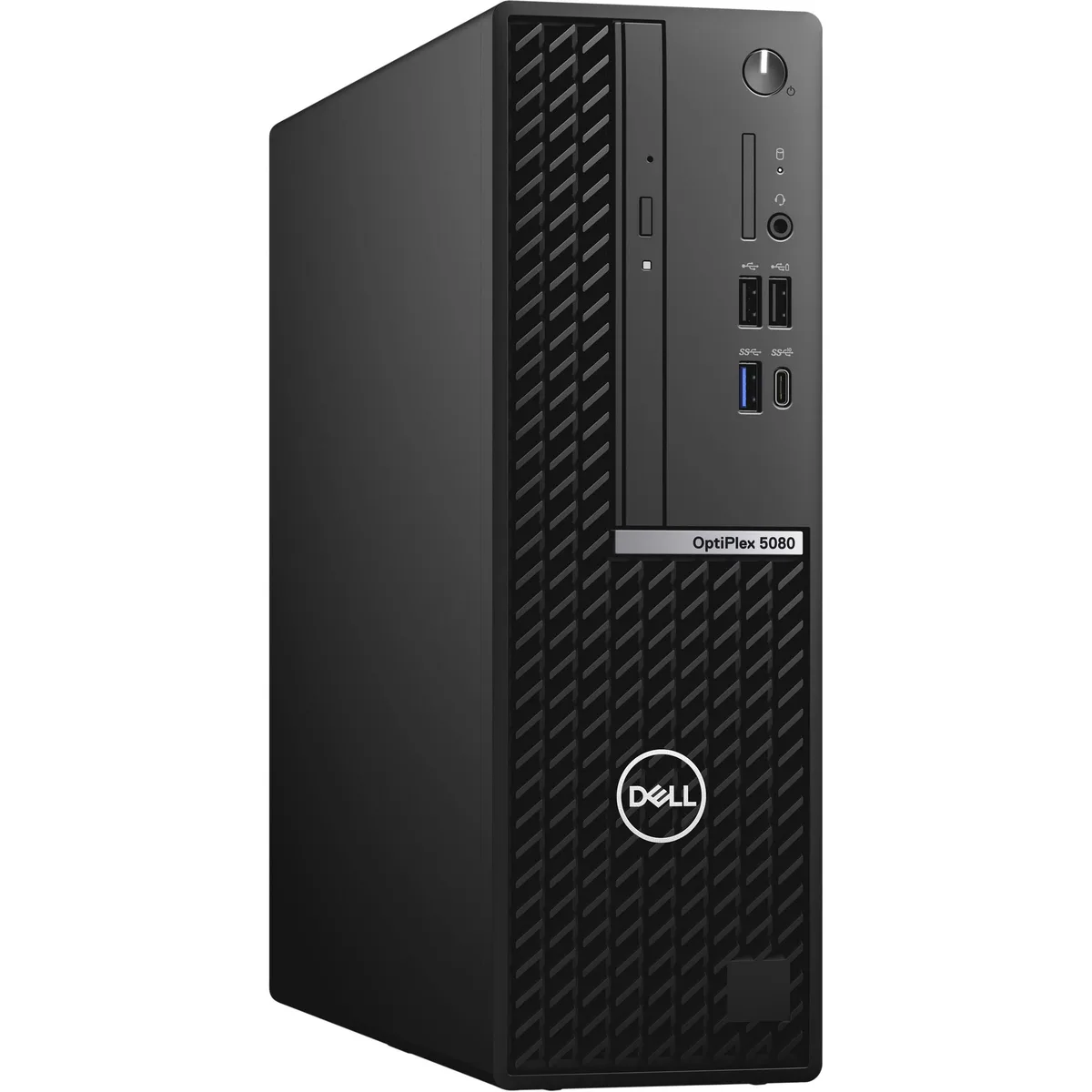 Black Dell OptiPlex 5080 small form factor desktop tower