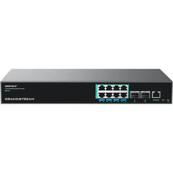 Grandstream Grandstream GWN7821P 8-port 2.5G PoE++ Switch — 商品写真