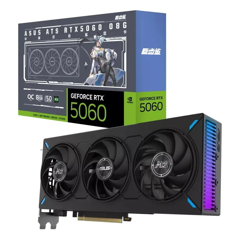 ASUS ASUS ATS GeForce RTX 5060 8GB GDDR7 graphics card OC edition — toote foto