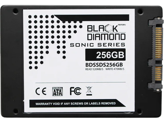 Black Diamond Memory Black Diamond Memory BDSSDS256G 2.5" 256GB SATA enterprise SSD — photo du produit