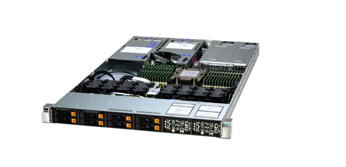 Supermicro Supermicro AS -1115HS-TNR-G1 1U rack server EPYC 9454P 48C 384GB DDR5 960GB NVMe — fotografia produktu