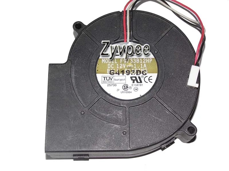 Zyvpee Zyvpee F9733B12HP 97x33mm 12V 1.1A 3-wire blower case fan — foto produk