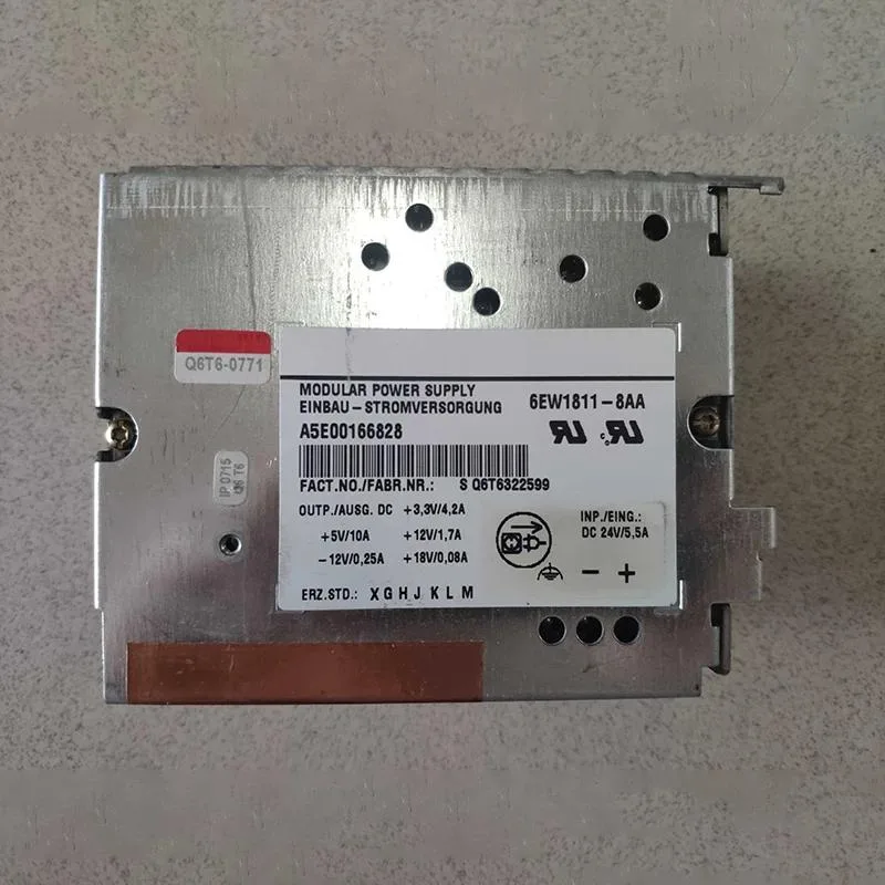 KHACHIMO ATX power supply unit for Siemens IPC, silver metal case with fan grille