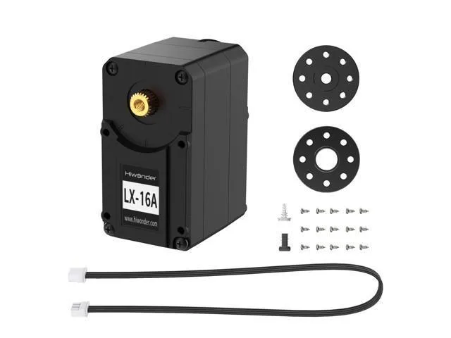 LORDWORLD LORDWORLD LX-16A Serial Bus Servo Dual Bearing Full Metal Gear 17kg.cm 240° — foto produk