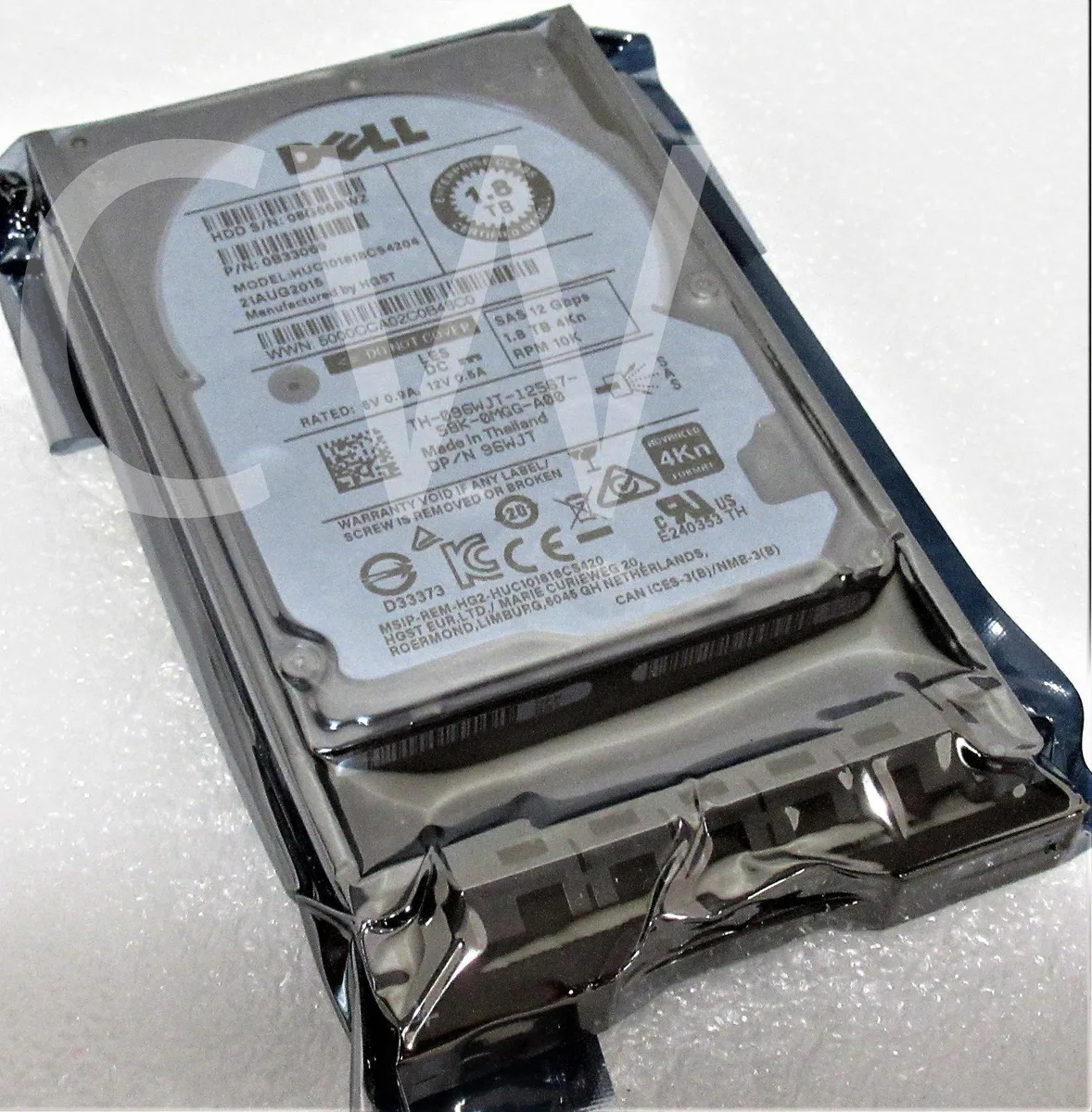 DELL DELL HUC101818CS4204 1.8TB 10000RPM 12Gb/s SAS 2.5in internal hard drive — תמונת המוצר