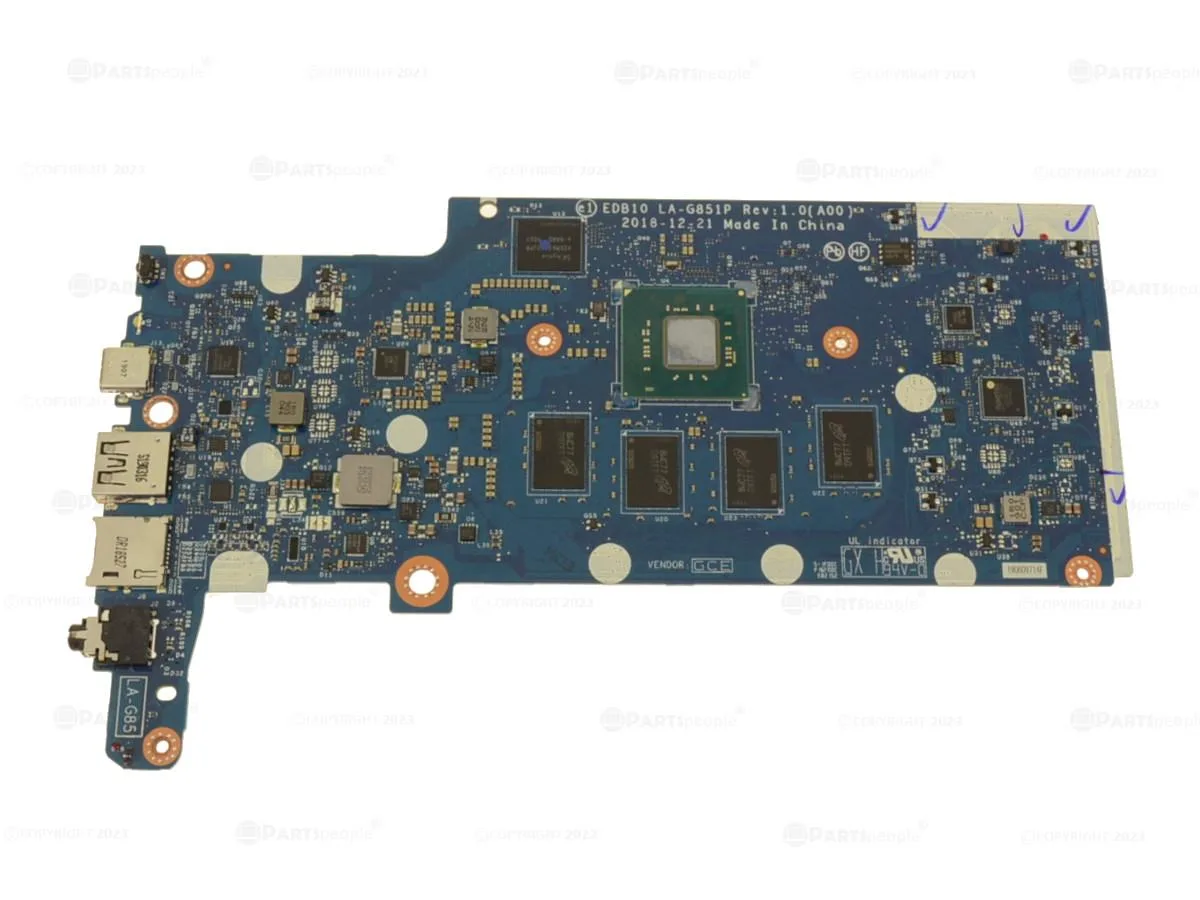 DELL DELL Chromebook 3100 2-in-1 Motherboard R2K1H Celeron N4000 4GB 32GB — foto del prodotto