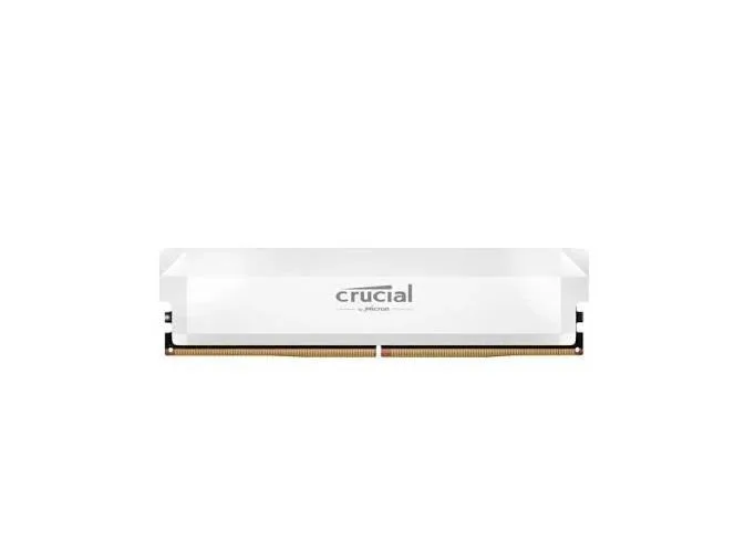 Single black DDR5 DIMM with silver heat spreader, 288-pin