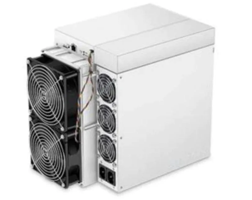Rectangular metal ASIC miner, matte finish, 90 TH/s Bitcoin unit