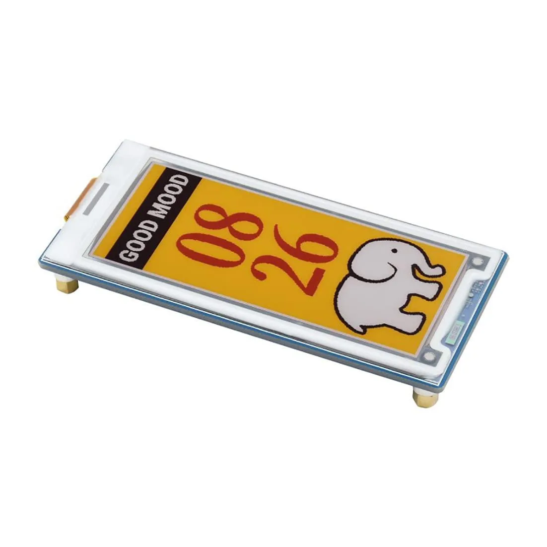 LORDWORLD LORDWORLD 3inch E-Paper Module (G) 400x168 Red/Yellow/Black/White development board — Produktfoto