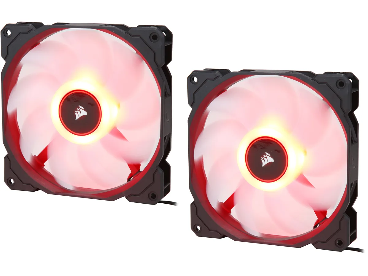 Corsair Corsair AF140 LED 140mm Red 2-Pack CO-9050089-WW — foto del producto