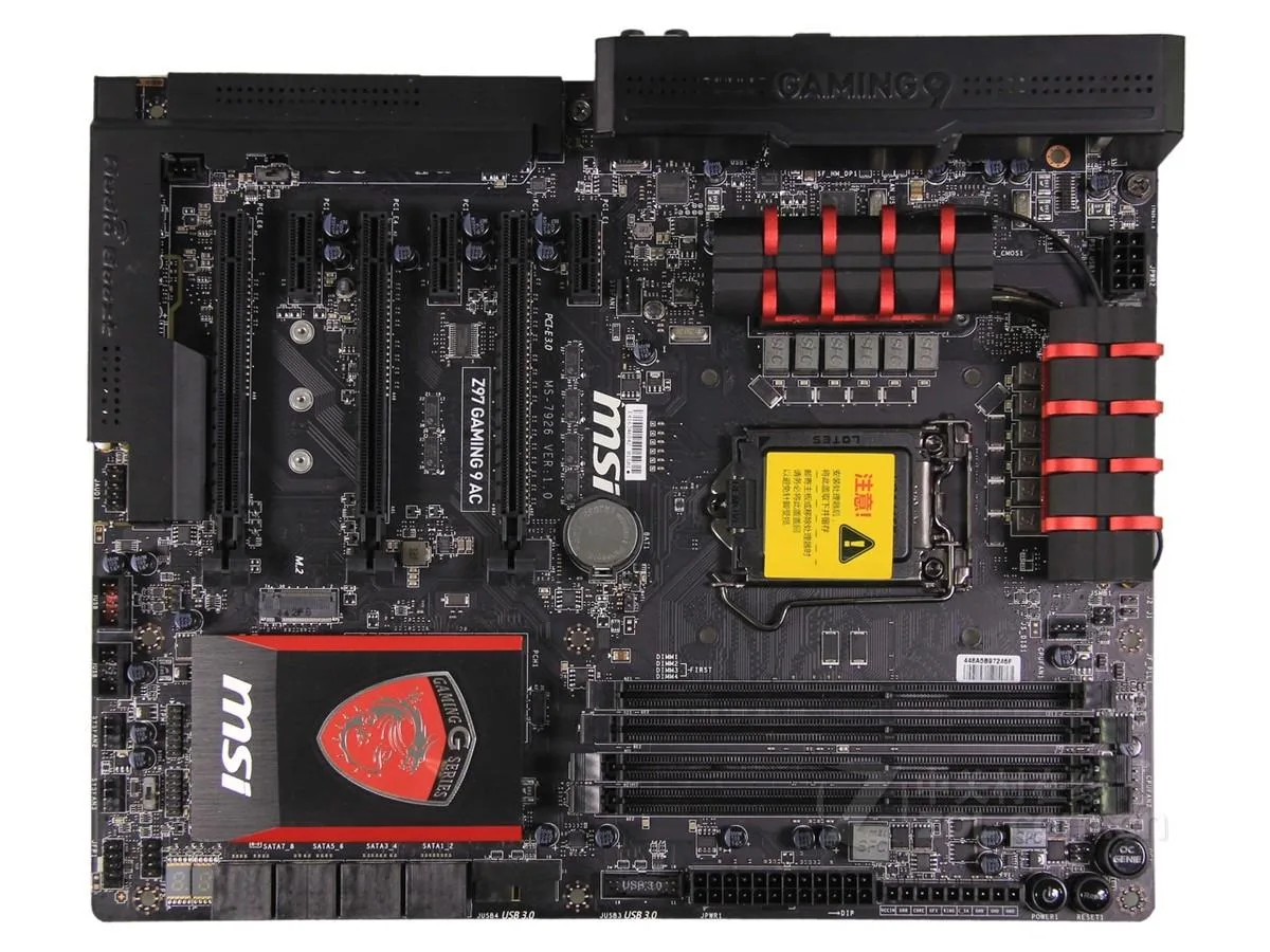 MSI MSI Z97 GAMING 9 AC Intel motherboard — photo du produit