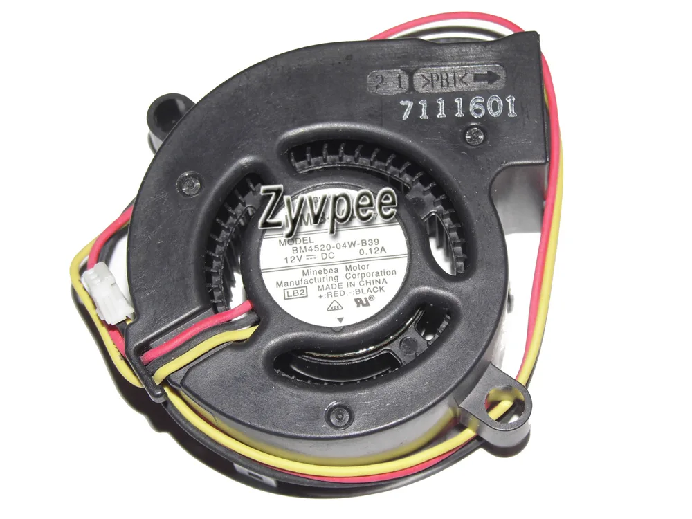 Zyvpee Zyvpee BM4520-04W-B39 45x20mm 12V 0.12A 3-Pin Blower Case Fan — صورة المنتج