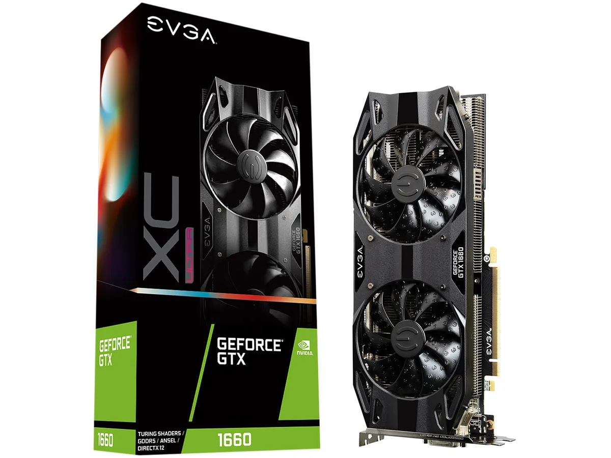 EVGA EVGA GeForce GTX 1660 XC Ultra 06G-P4-1167-KR 6GB graphics card — zdjęcie produktu