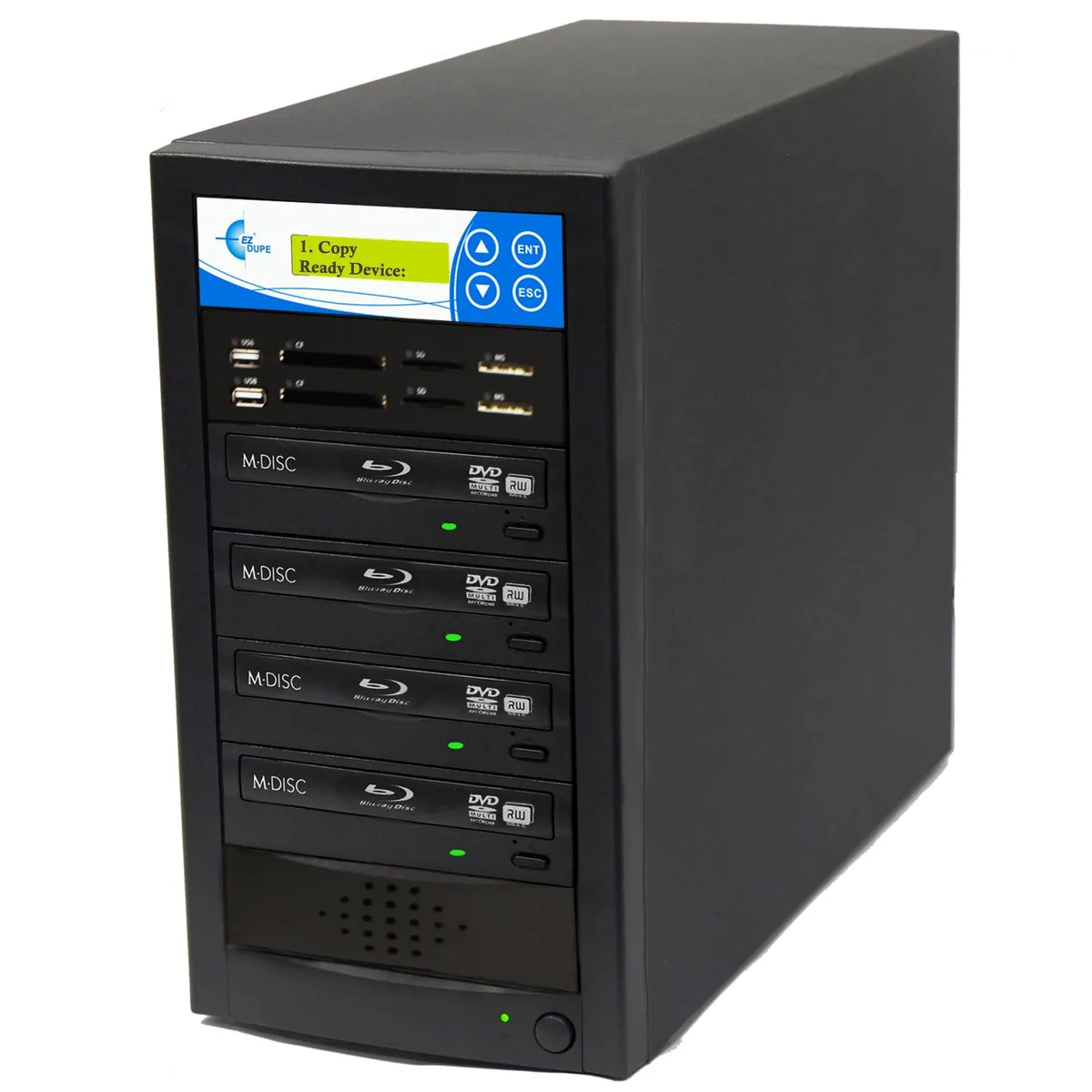 EZ Dupe, Inc. EZ Dupe Media Mirror Plus BD M1003-SSPBD 1 to 3 Duplicator — صورة المنتج