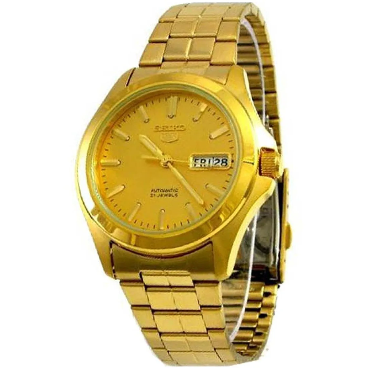Seiko Seiko SNKK98K1 38mm Gold-Tone Stainless Steel Automatic Watch — product photo