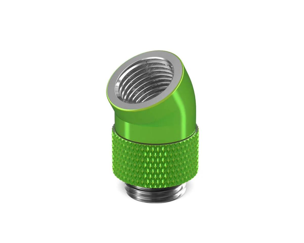 PrimoChill PrimoChill Male to Female G1/4 30 Degree Rotary Elbow Fitting Toxic Candy diy cooling — 제품 사진