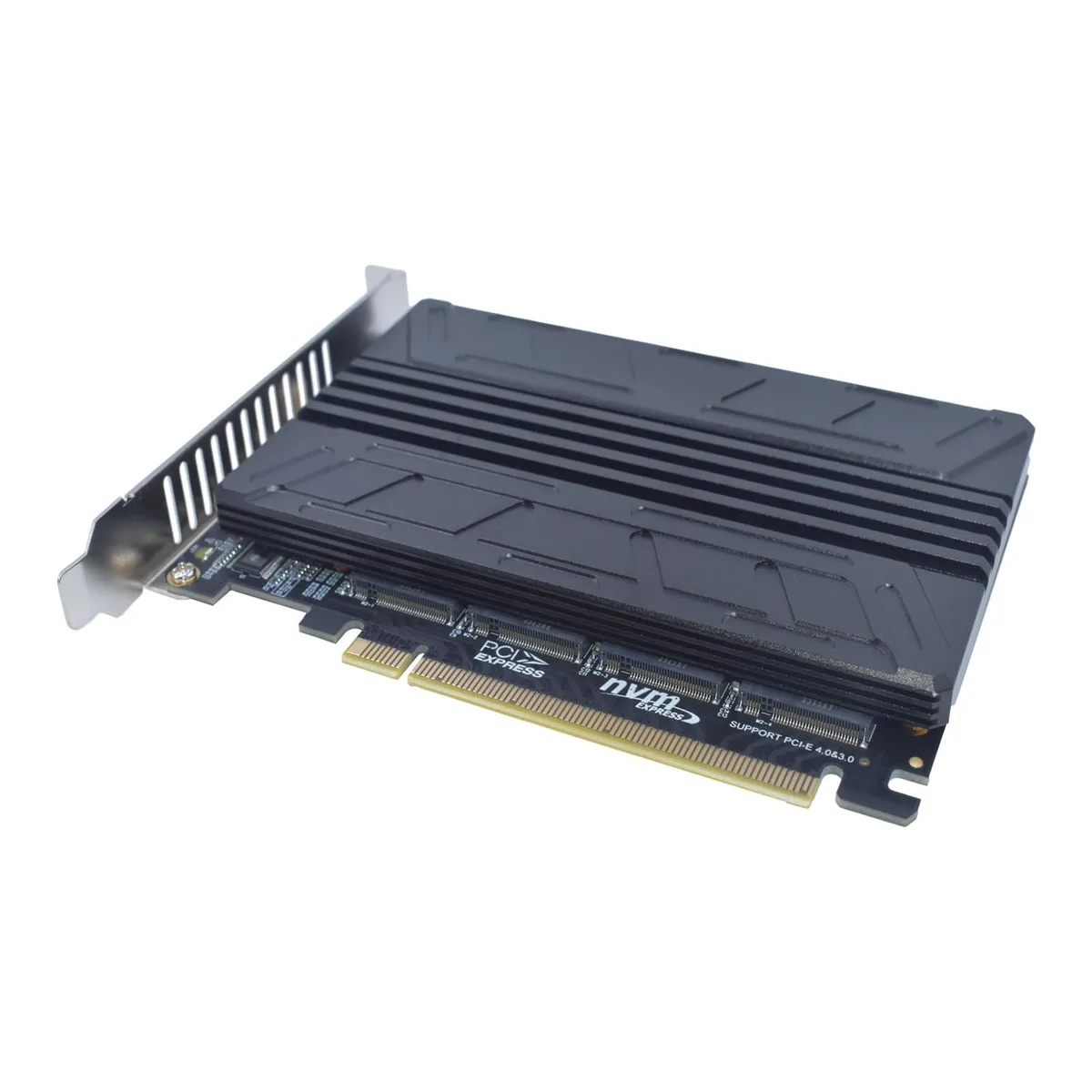 LetLinkSo LetLinkSo LLS-CD-1PC4MT-04 PCIe 4.0 x16 to 4 M.2 NVMe expansion card — foto produk