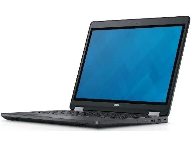 Black Dell Latitude E5570 15.6 inch laptop closed view