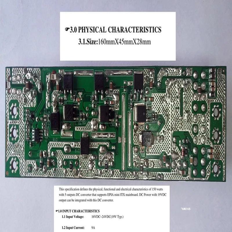 KHACHIMO KHACHIMO END 1215 150W ATX power supply — toote foto
