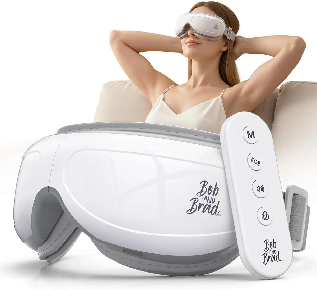 Bob and Brad Bob and Brad KS-3709B Eye Massager, White — product photo