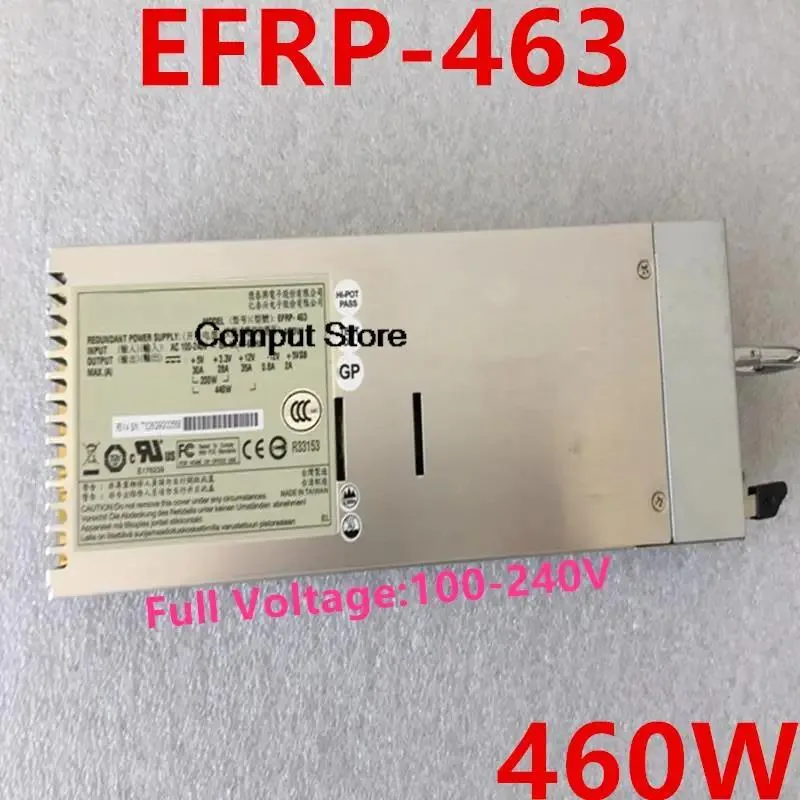 KHACHIMO EFRP-463 460W ATX power supply, rectangular metal unit with fan grille