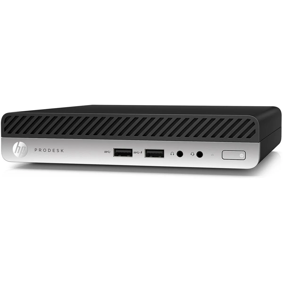 Compact black HP ProDesk 400 G6 mini desktop unit