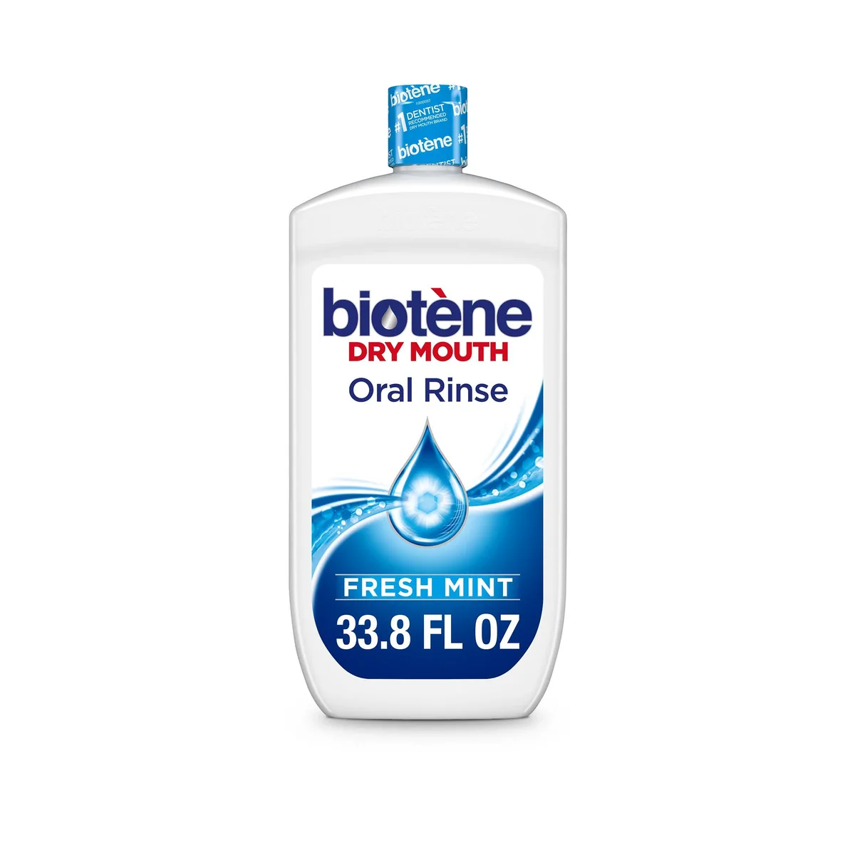 Biotène 00465 Mint Mouthwash 33.8 fl oz — product photo