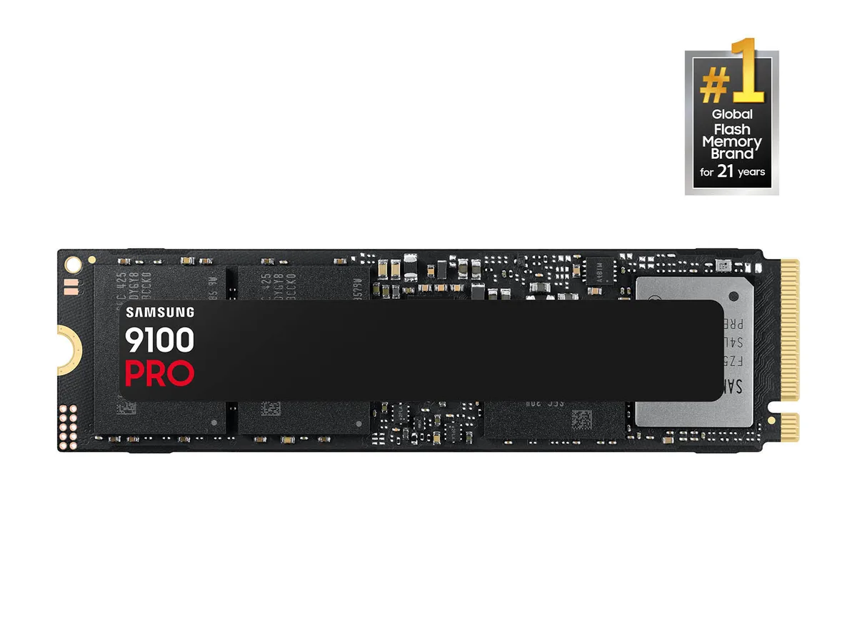 SAMSUNG SAMSUNG 9100 PRO 1TB M.2 2280 PCIe 5.0 x4 NVMe 2.0 internal SSD (MZ-VAP1T0B/AM) — product photo