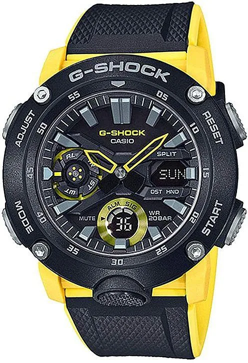 CASIO Casio G-Shock GA-2000 Carbon Core Guard watch GA2000-1A9 — product photo