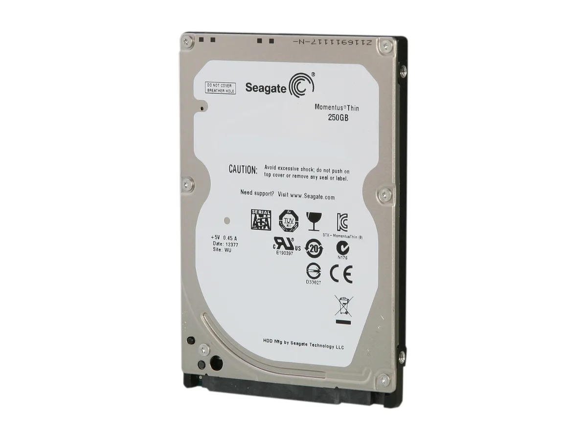 Seagate Seagate ST250LT003 250GB 5400 RPM 7mm laptop hard drive — 제품 사진