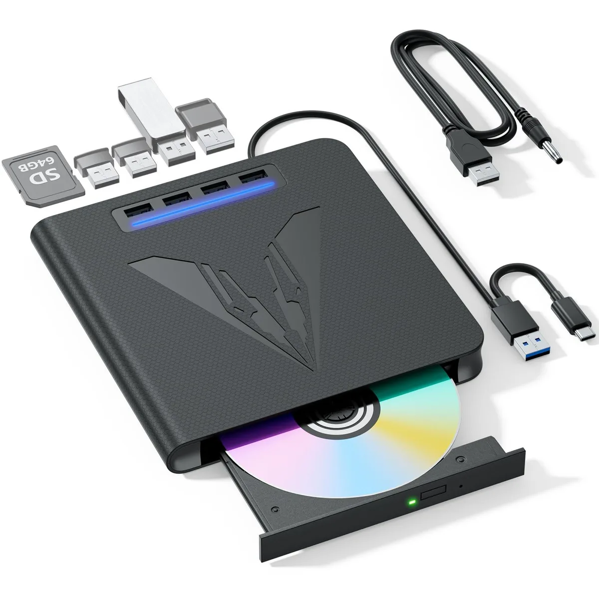 LLMHHKYK KL001 7-in-1 External Blu-ray Drive — preces foto