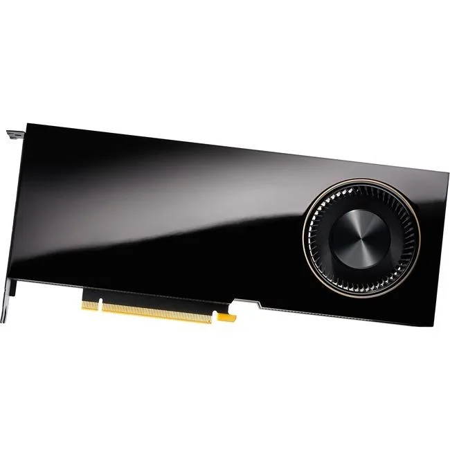 HP RTX A6000 workstation graphics card with four DisplayPort outputs