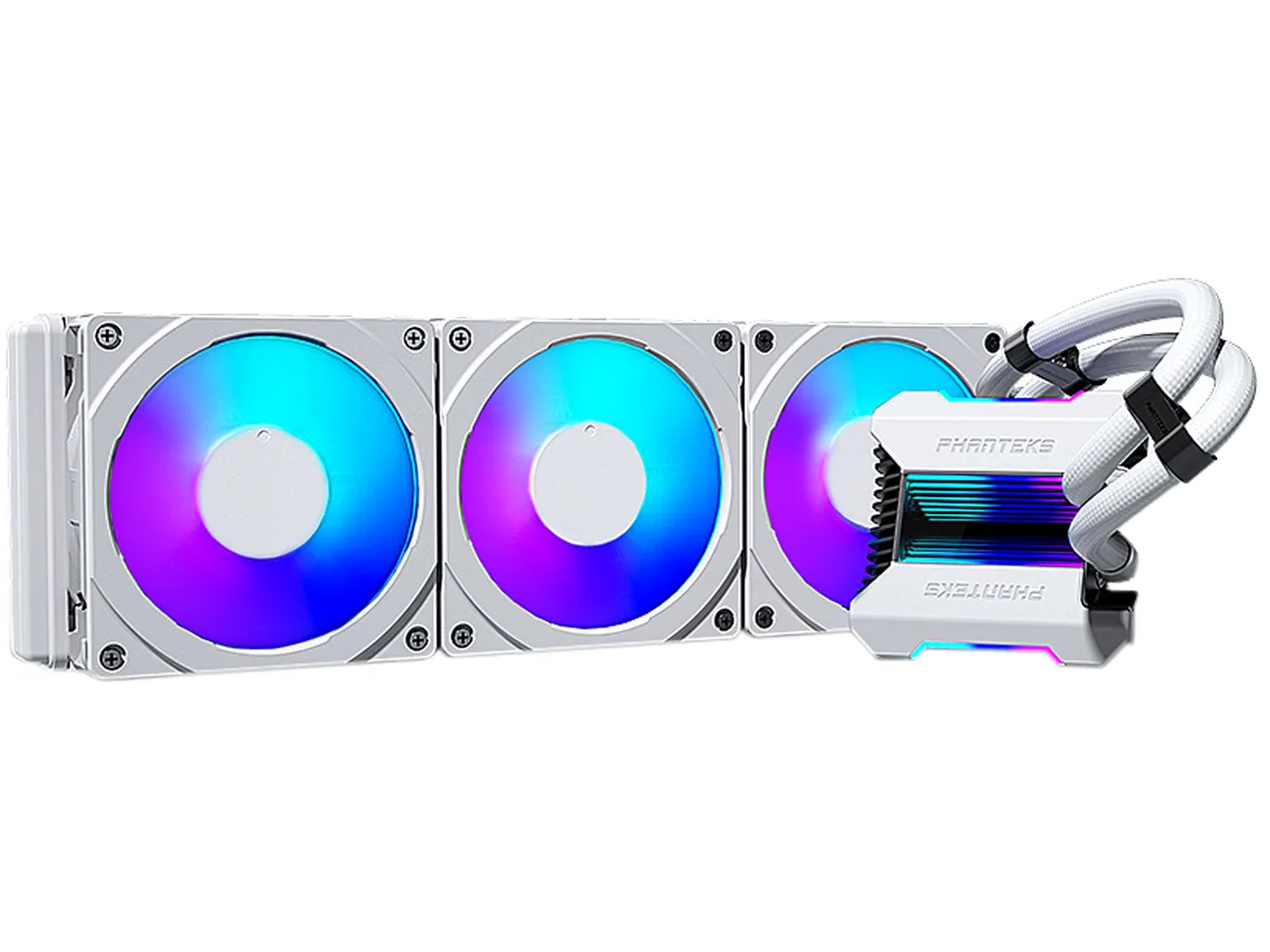 Phanteks Phanteks P-GO360MPH_DWT01 Glacier One 360 liquid cooler, white — product photo