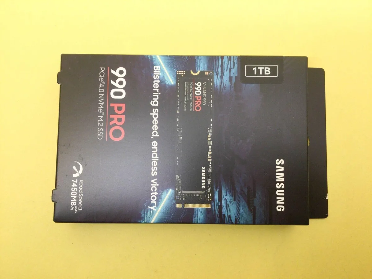 SAMSUNG SAMSUNG 990 PRO M.2 2280 1TB PCIe 4.0 NVMe internal SSD MZ-V9P1T0 — product photo