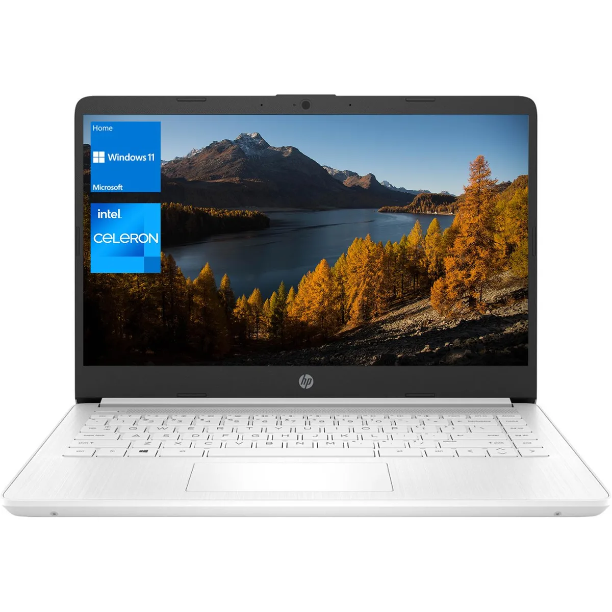HP HP Essential 14" laptop Celeron N4120 8GB 64GB eMMC White KKE — photo du produit