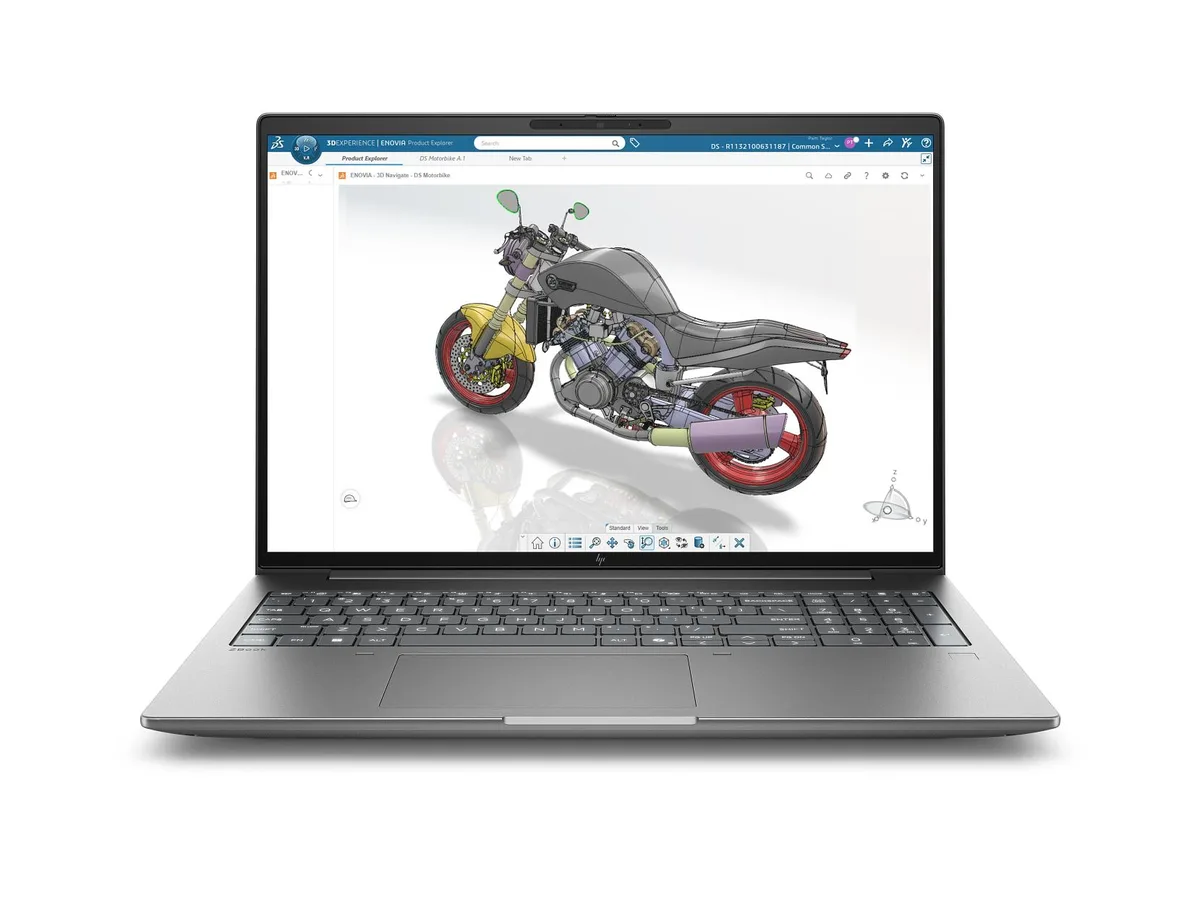 HP HP ZBook X G2i 16" 2.5K 120Hz Intel Core Ultra 7 366H 64GB DDR5 RTX PRO 1000 8GB GDDR7 business laptop — fotografie produktu