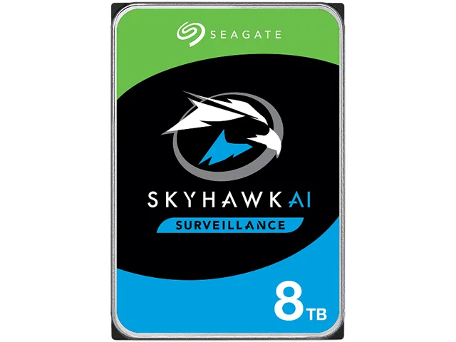 Seagate Seagate SkyHawk AI ST8000VE001 8TB 7200 RPM 256MB SATA 6.0Gb/s 3.5" internal hard drive — 商品写真