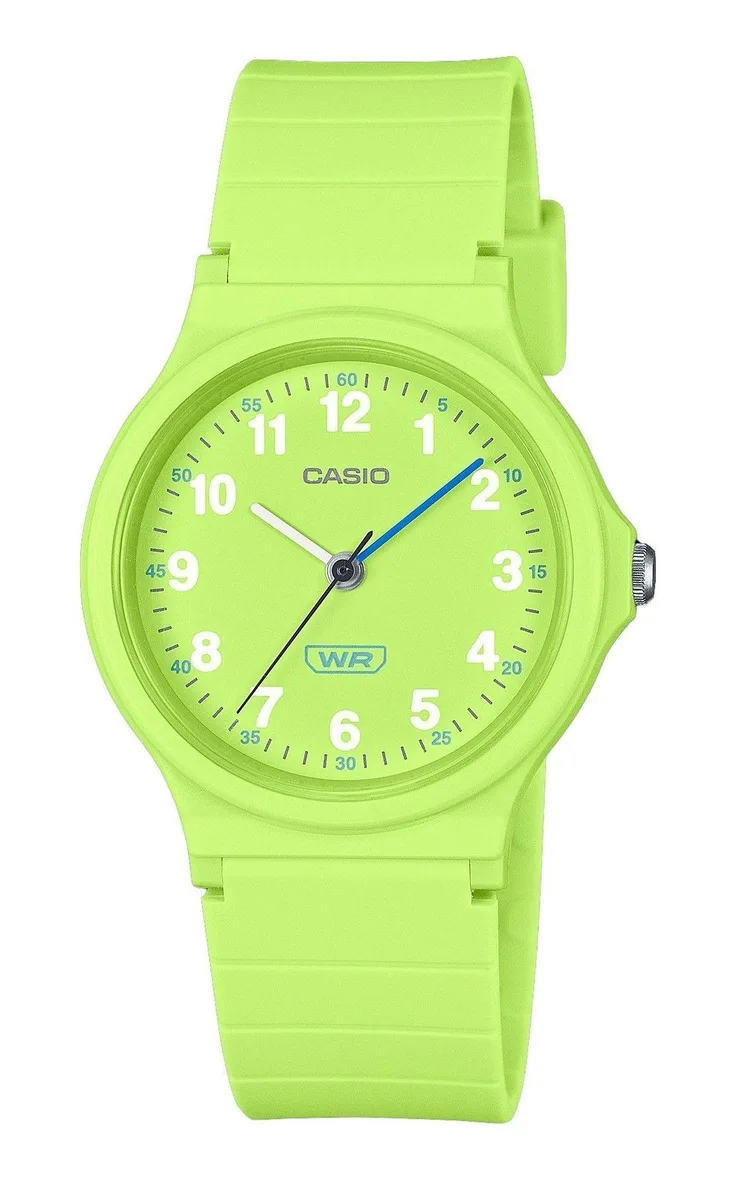 CASIO CASIO LQ-24B-3B Pop Lime Green Dial Quartz Watch — product photo