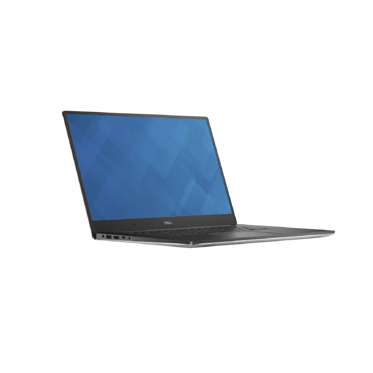 Silver Dell Precision 5520 mobile workstation laptop with 15.6 inch display