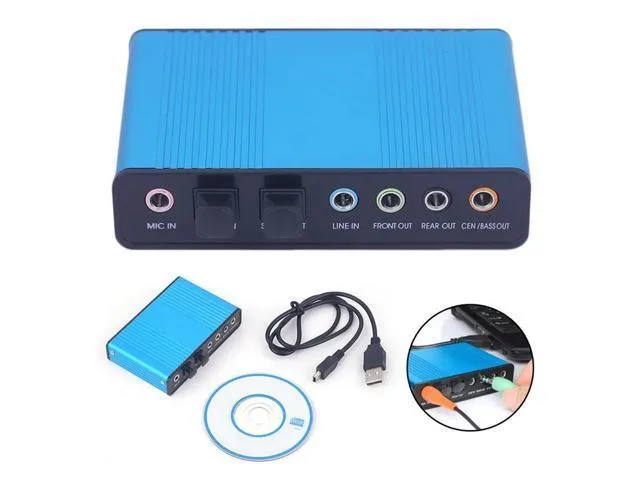 LORDWORLD LORDWORLD USB 2.0 5.1/7.1 6-Channel Sound Card — product photo