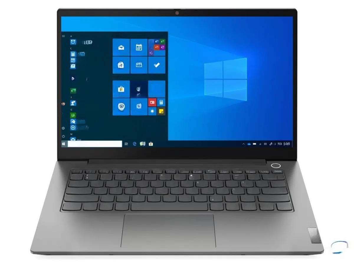 Silver 14-inch laptop closed lid matte finish