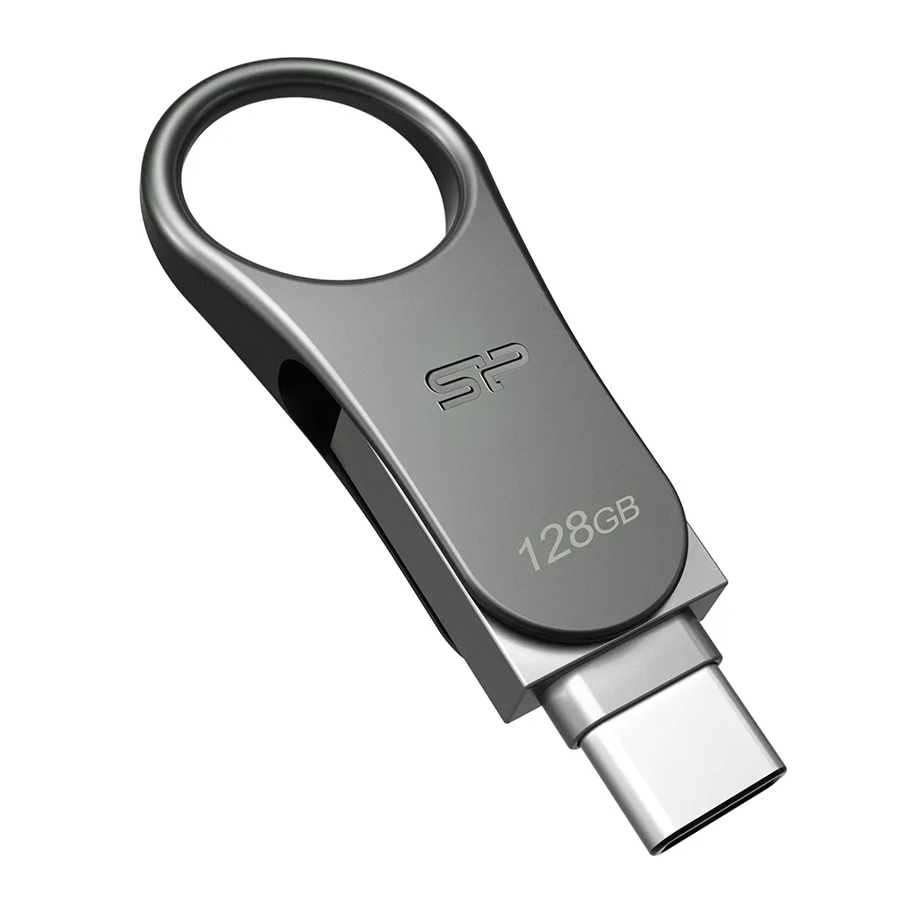 Silicon Power Silicon Power C80 128GB USB 3.2 Type-C Flash Drive — foto del producto