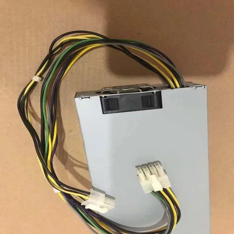 Compact 1U 300W switching power supply unit, matte metal enclosure