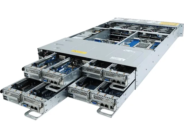 GIGABYTE GIGABYTE H262-Z61 2U 4-Node Barebone Server 24-Bay — снимка на продукта