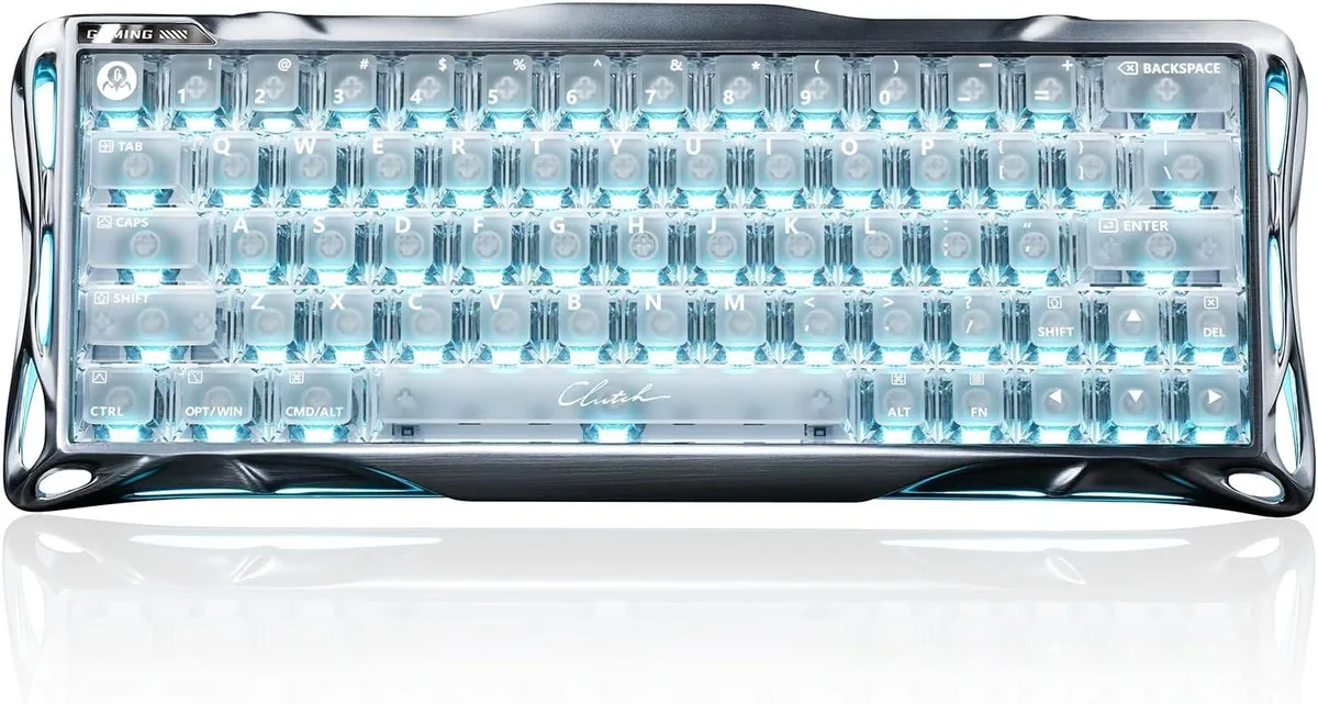 Grava Star Grava Star Mercury V60 Pro 60% HE Magnetic Gaming Keyboard Silver Frost — photo du produit