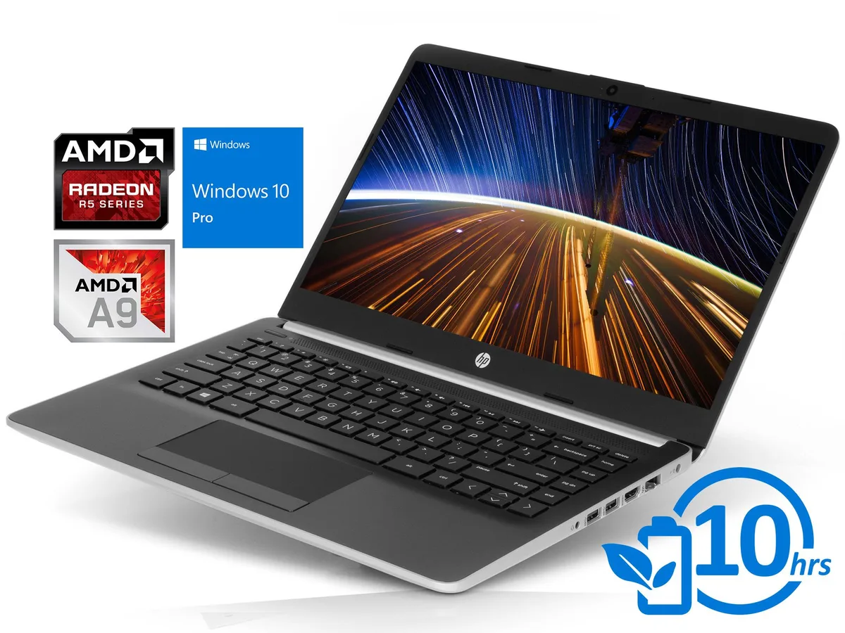 HP HP 14 laptop AMD A9-9425 16GB RAM 128GB NVMe SSD — photo du produit