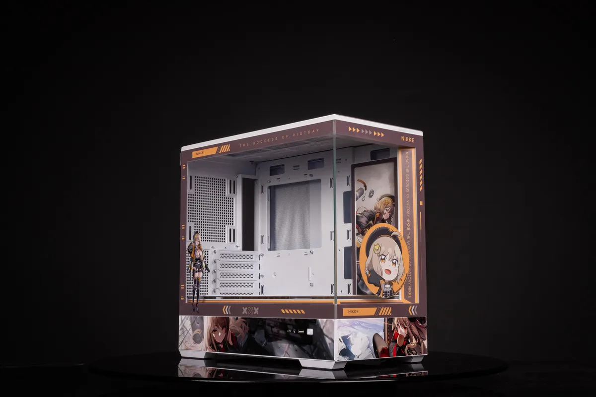 Corn Electronics Corn Electronics Bauhaus Micro-ATX ITX PC Case, Goddess of Victory: Nikke Edition — Produktfoto