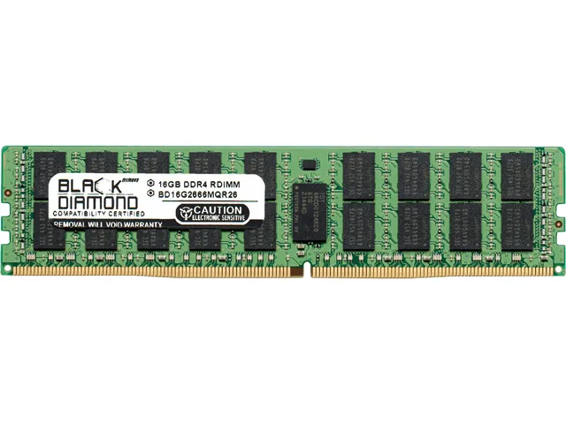 Black Diamond Memory Black Diamond Memory BD16G2666MQR26 16GB DDR4 2666 ECC Registered server RAM — product photo