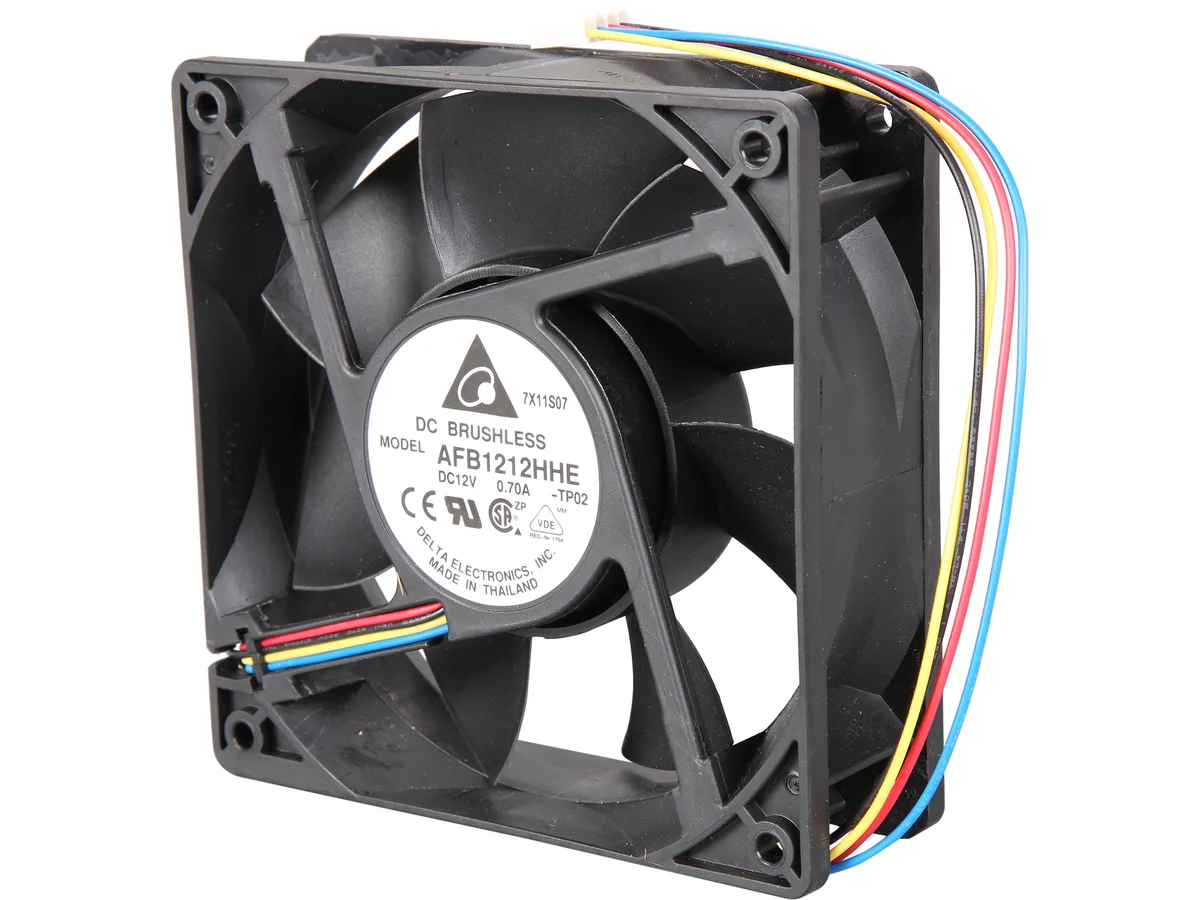 DELTA ELECTRONICS DELTA ELECTRONICS AFB1212HHE-PWM case fan 120mm 2900 RPM 120.07 CFM 44 dBA — foto produk